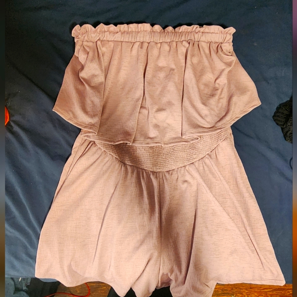 New without tags, strapless short romper